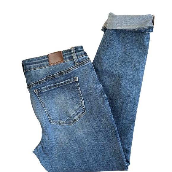 Maurices Stretch Straight Leg Jean Sz 12 Med Wash Mid Rise Med Wash Cotton Blend - Picture 3 of 7